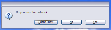 The Answer Dialog