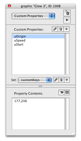 Adjusting motion parameters in the Property Inspector